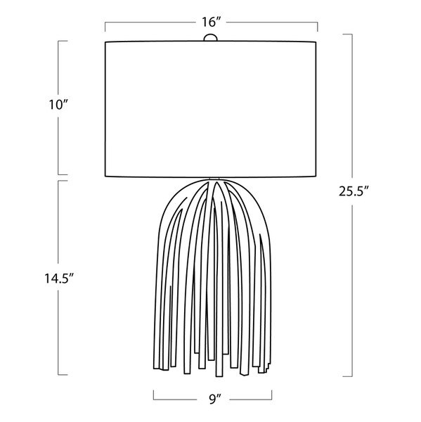 Webbed Table Lamp